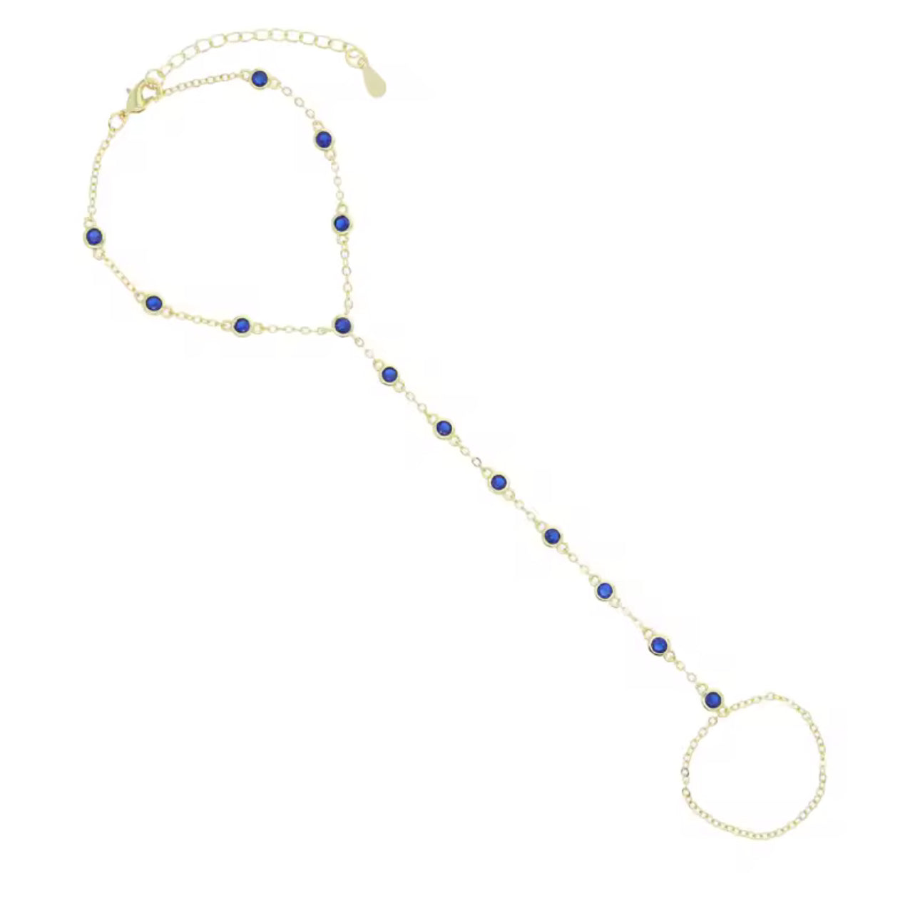 Turquoise hand chain