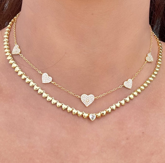 Coeur necklaces