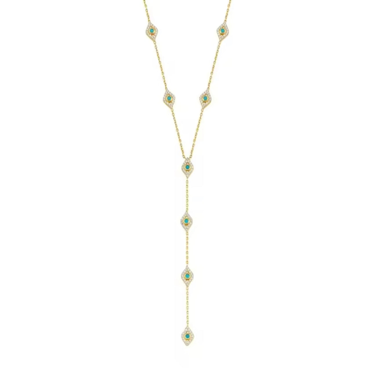 Eye drop necklace