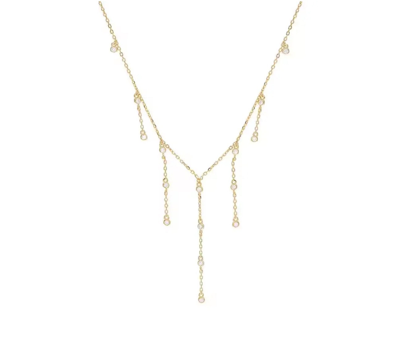 Bubble drop necklace