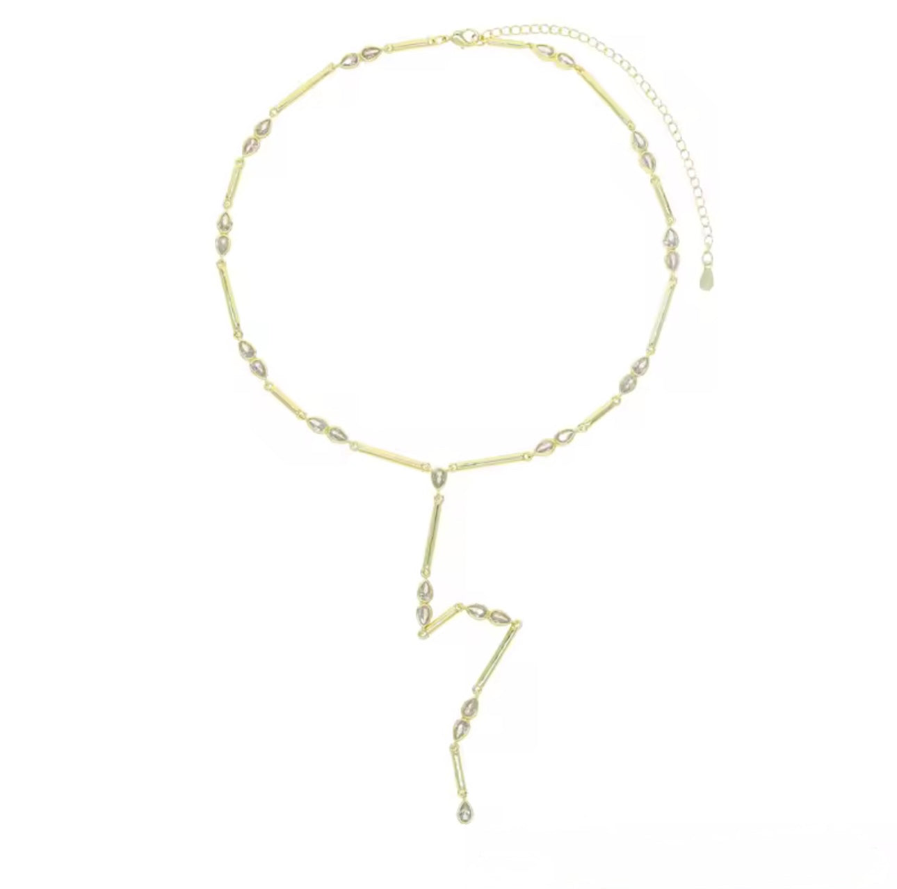 Long Y necklace