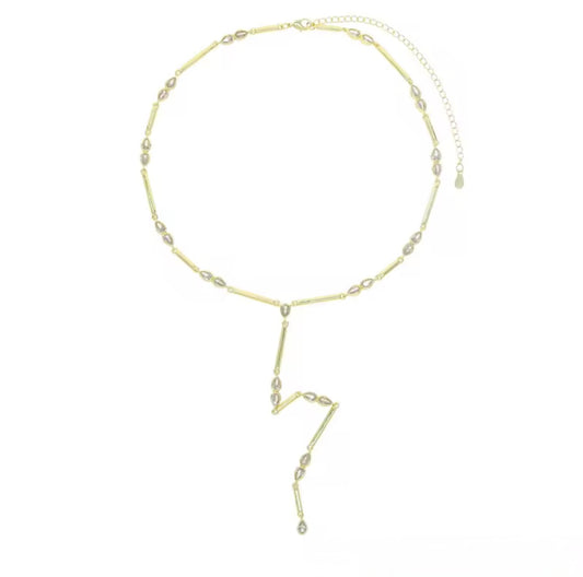 Long Y necklace