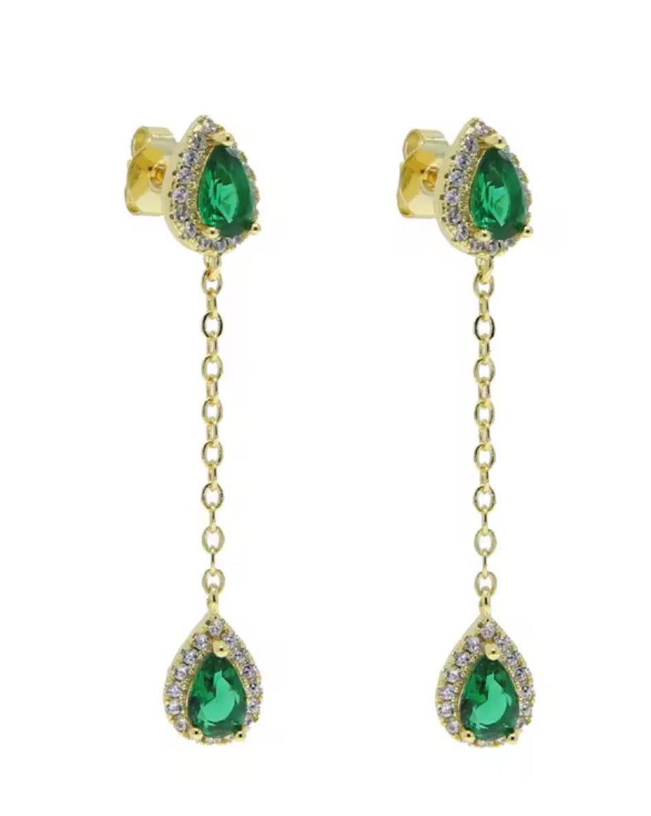 Emerald earrings