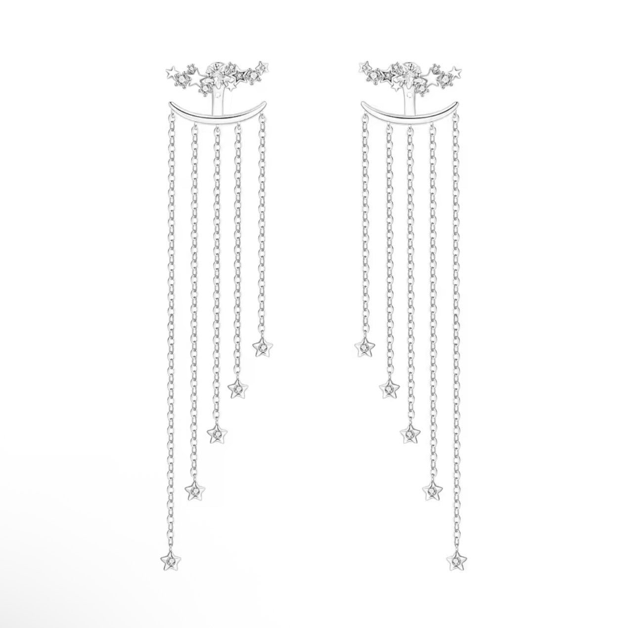 Stardust drop down earring
