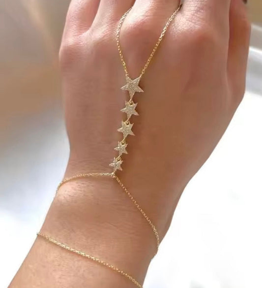 Stars hand chain