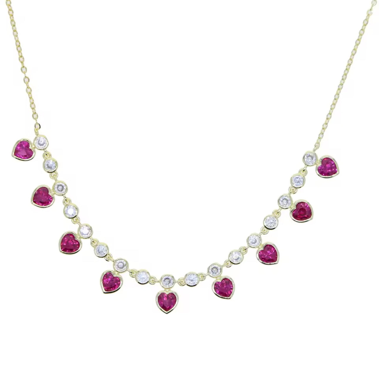Red heart necklace