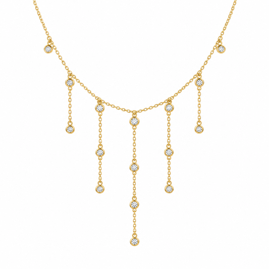 Bubble drop necklace