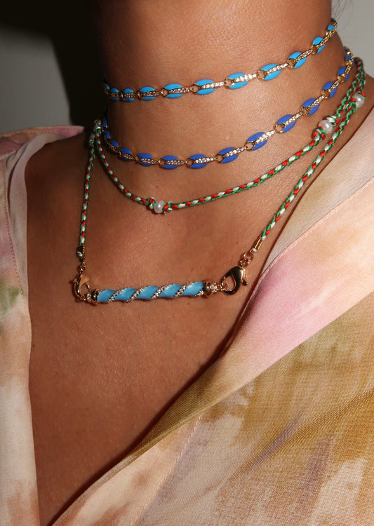 Marrakech necklace with coffee bean